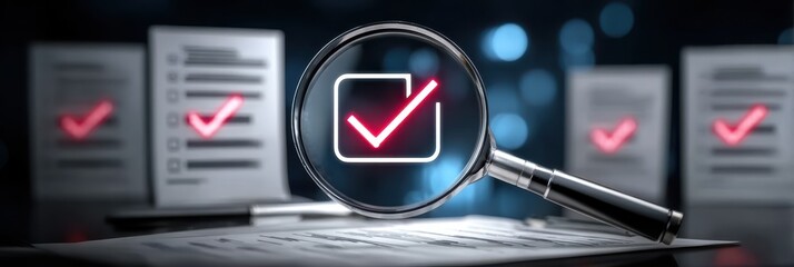 A reliable review workflow showing inspection aligned with exam standards as database data informs survey report approval and satisfaction