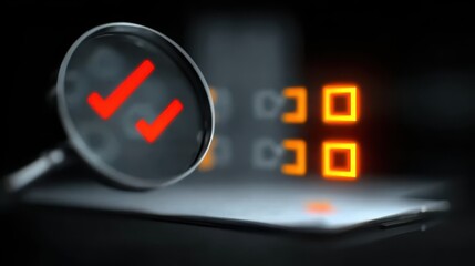 A reliable quality environment illustrating inspection validating exam outcomes as database records guide survey report approval and satisfaction