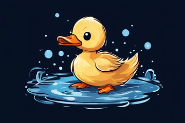 duck in water