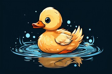 rubber duck in water