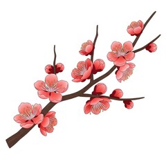 Traditional Asian Floral Design