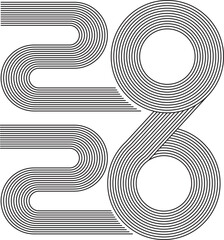 Chinese New Year Horse Vertical Illustration