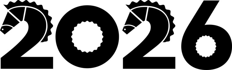Chinese Zodiac Horse New Year Design