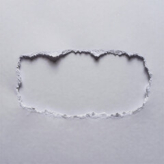 white paper with white background