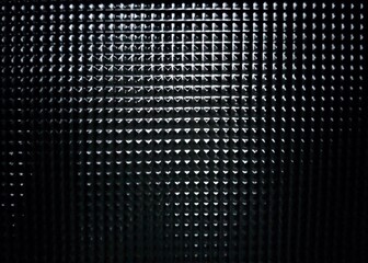 Fugure glass in the dark photo for background