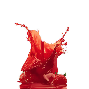red wine splash