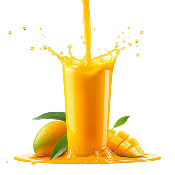 orange juice splash