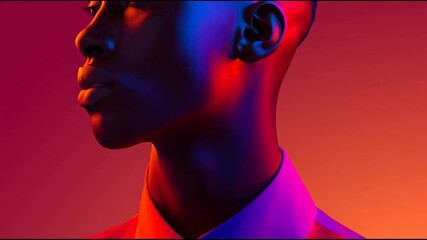 Vibrant dynamic avatar portraits a modern aesthetic in visual art