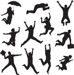 jump silhouette