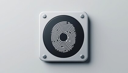 Fingerprint scanner panel
