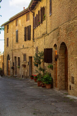 Fototapeta premium The village of Volterra in Tuscany 