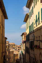 Fototapeta premium The village of Volterra in Tuscany 