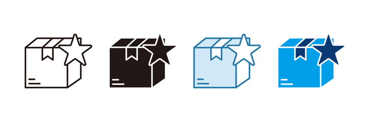 Product Rating Icon Set Multiple Style Collection