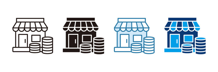 Marketplace Icon Set Multiple Style Collection