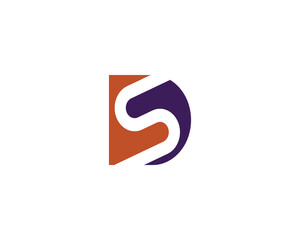 Naklejka premium DS SD Logo Design