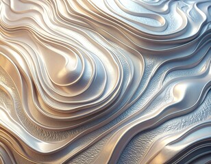 Topographic Pearl Foil Minimal Background