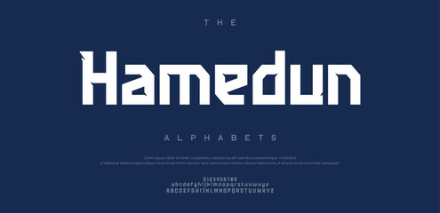 Modern technology sport minimal logo alphabet fonts. Typography minimalist urban sans serif fashion creative sport logos fonts. vector illustration