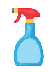 Toilet plunger. Flat vector clipart, illustration with isolated background.