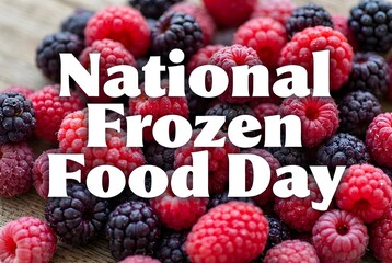 National Frozen Food Day Greeting Background Illustrations for March 06