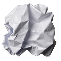 Obraz premium Crumpled White Paper Ball