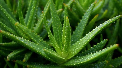 Fototapeta premium aloe vera leaves 2.