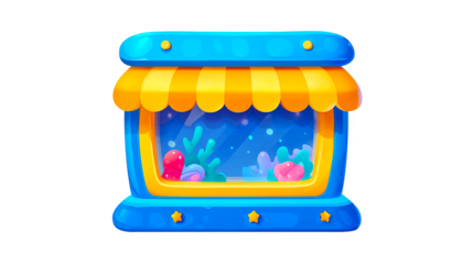 Bright and Cheerful Vector Popup Window Design for Mobile Users