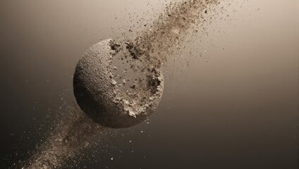 Shattered Planet - A World Breaking Apart in Digital Art.