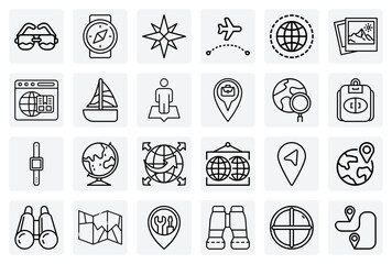 Fototapeta premium Hiking, Trekking, And World Exploration – Navigating Routes With A Compass And Map For Outdoor Adventure Graphics