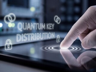 Quantum Key Distribution Concept on Digital Interface