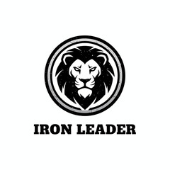Iron Leader Lion Badge Logo