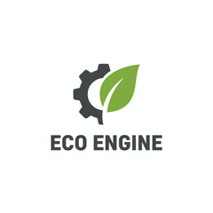Eco Engine Industrial Nature Logo