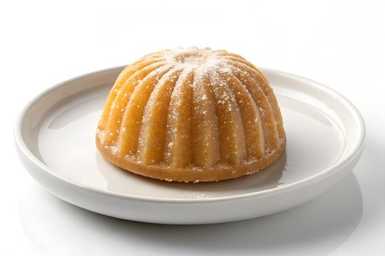 Traditional Bangladeshi Sada Pully Pitha in Clay Pot &ndash; Top-Down Minimalist Food Photography