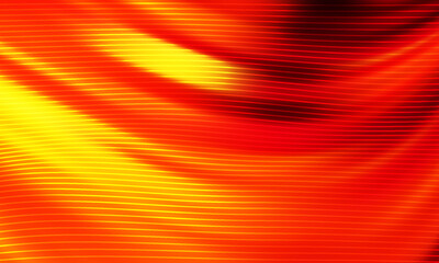 Orange and Yellow Abstract Light Waves Background for Creative Projects and Design