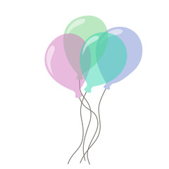 Birthday Balloon Illustration