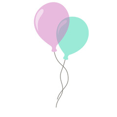 Birthday Balloon Illustration