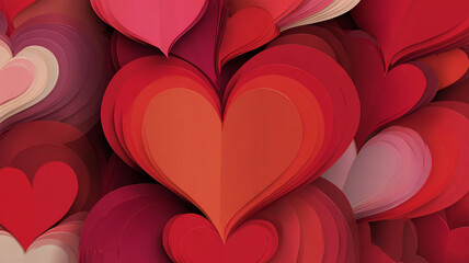 pink valentine day heart animated background. 3D red heart flying. Wedding anniversary, love background. Beating Heart. Bokeh, particle, shimmer, sparkle, with heart.