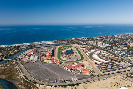 Del Mar San Diego California Aerial View Cityscape Racetrack 2