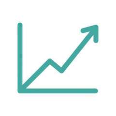 Business Growth Data Chart Showing Increasing Financial Performance