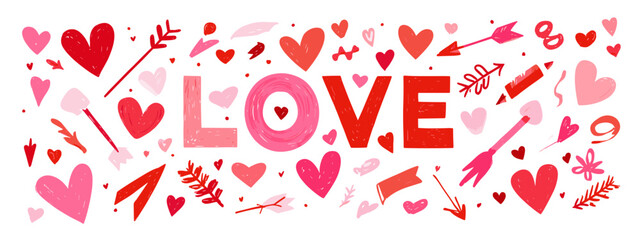 valentine hearts background