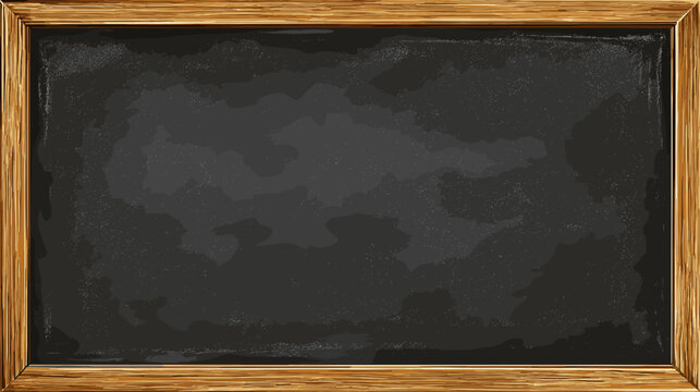 blackboard with chalk vector illustartion