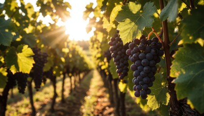 Grape Cluster Closeup