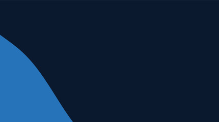 Abstract Blue Curve on Dark Background