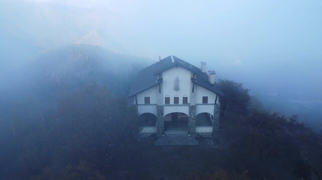 Sanctuary of San Bernardo, Oasi Zegna, Piedmont, Italy