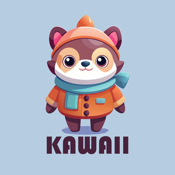 &ldquo;Cute Pastel Kawaii Animals in Dreamy Clouds&rdquo;
