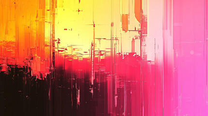 Digital glitch with horizontal texture, creating a modern, abstract design element with distortion effects, perfect for futuristic or tech-inspired visuals.
