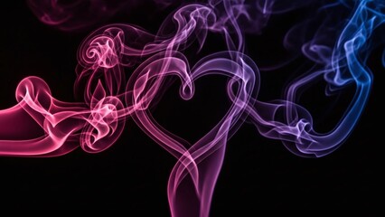 Obraz premium Swirling colors of smoke
