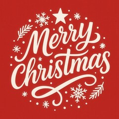 Merry Christmas script poster