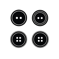 a simple illustration depicts four circular buttons two solid black and two with white outlines arranged in a square format