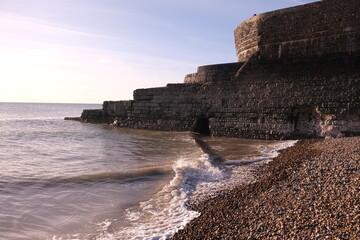Brighton beach in Christmas time