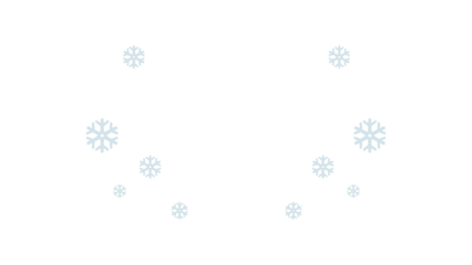 Snowflakes gently falling from the sky, a serene winter scene captured in a minimalist illustration, viewed from directly above